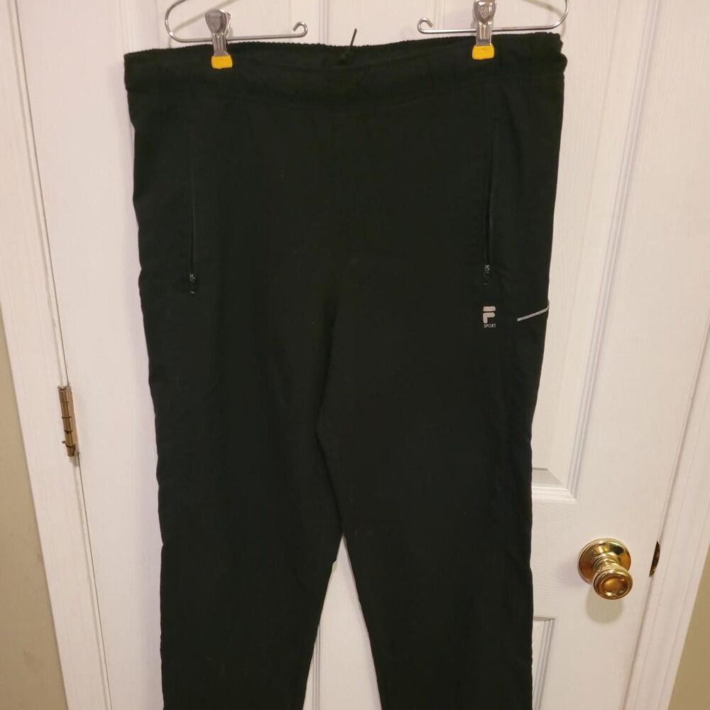 Fila Men's Black Joggers-tracksuits